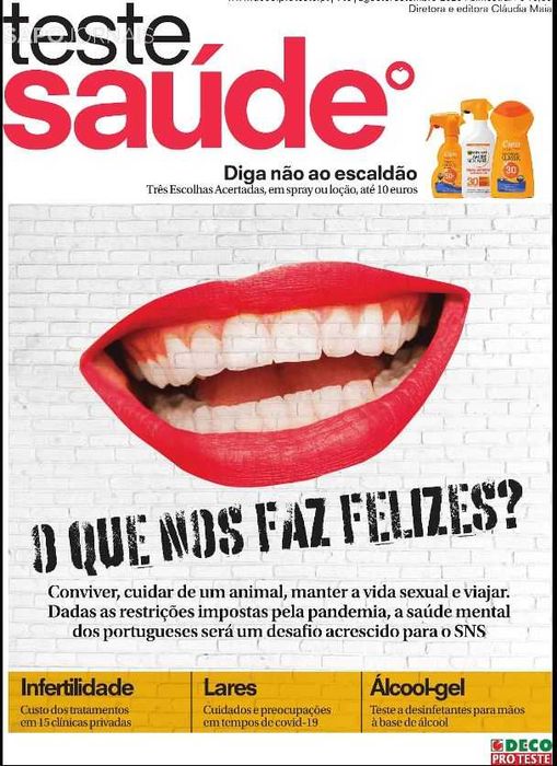 10 revistas TESTE SAÚDE da DECO LOTE 2