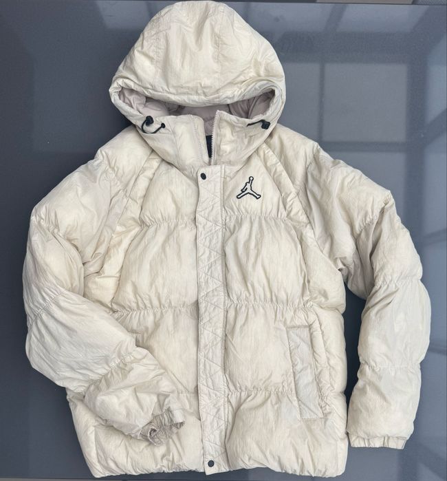 Jordan kurtka męska pikowana z kapturem rozmiar L stan bardzo dobry