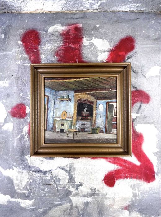 Obraz olejny duński Frederick Lund       !! Showroom Warszawa !!