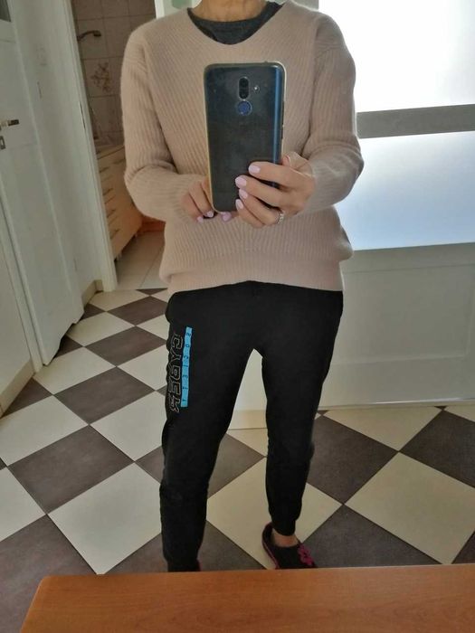 Sweter pulower oversize 100% kaszmir H&M