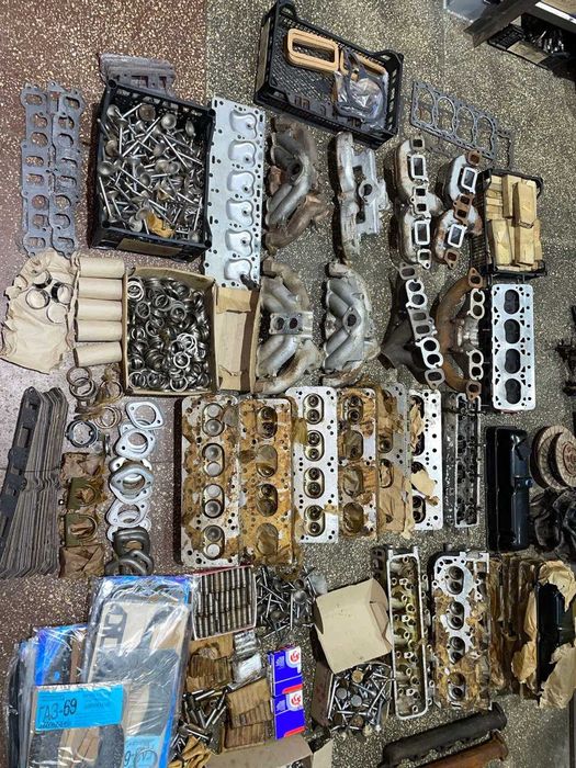 Головки блоку циліндрів, клапана Газ 21, Газ 24, Уаз, Газ 53, Газ 66