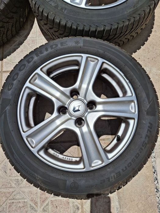 Conjunto 4 Jantes Especiais Renault 15" + Pneus 165/65 R15