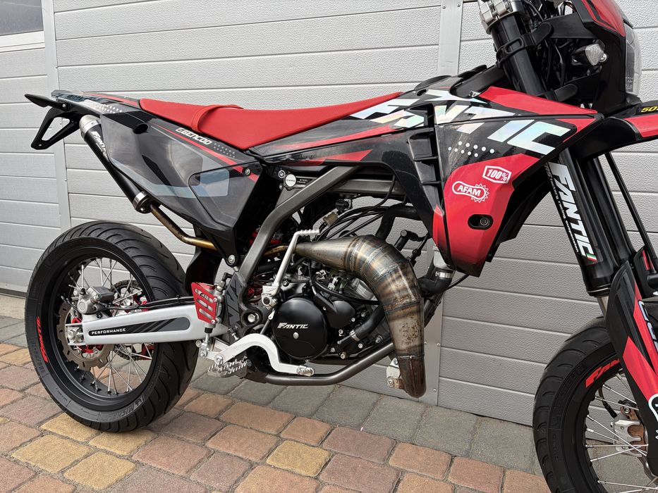 Fantic 50 XM 2024r Nowy model! Supermoto 50cc fantic am6 rieju trophy