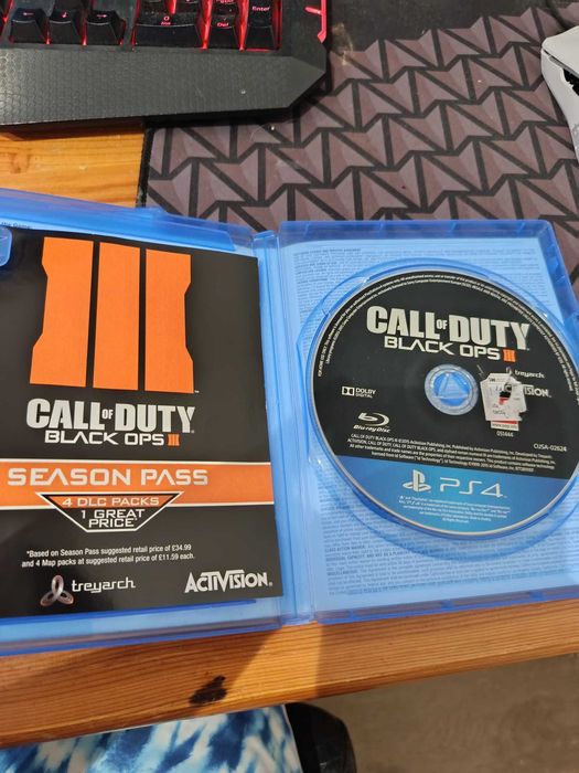 Need for speed Heat e Call of duty Black ops III