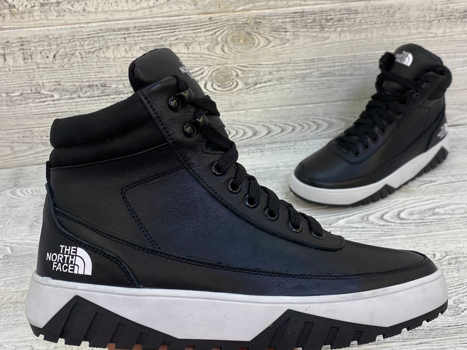 Зимові чоботи THE NORTH FACE Шкіра! високі шкіряні кеди кросівки берці