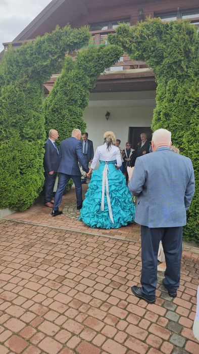 Piękna Suknia ślub bal okolicznościowa