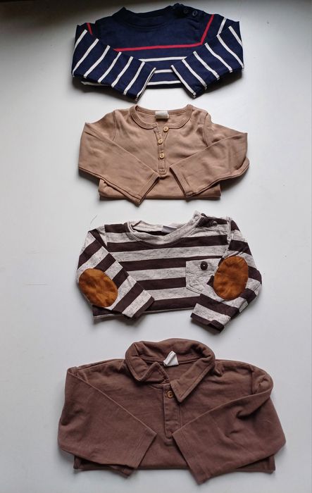 Paczka ubranek dla chłopca rozm 74 wiosna H&M, Tu , Lindex