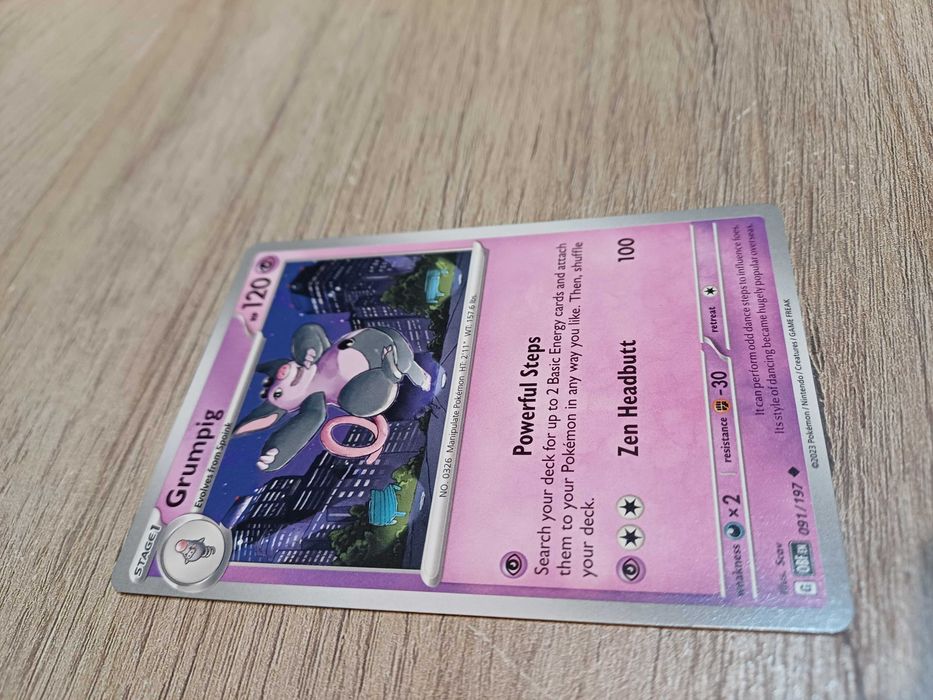 Carta Pokémon Grumpig #91