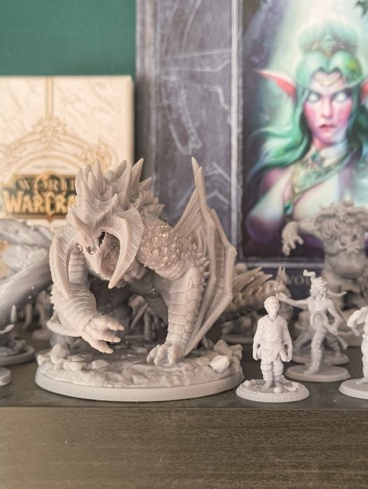 Impressão 3d de miniaturas para jogos como Warhammer 4k e Dnd