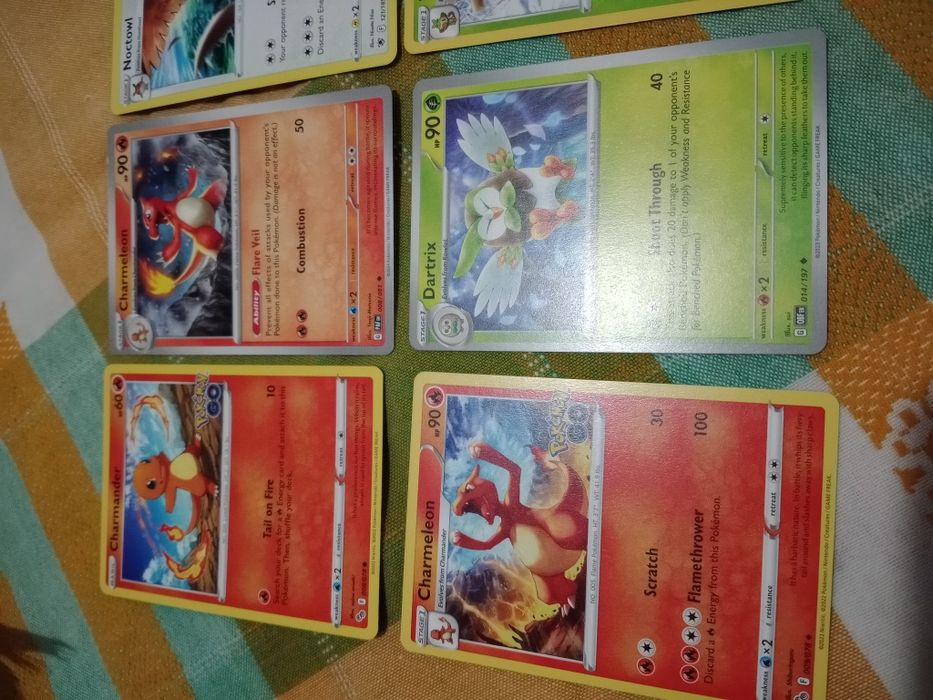 Cartas Pokémon novas para troca