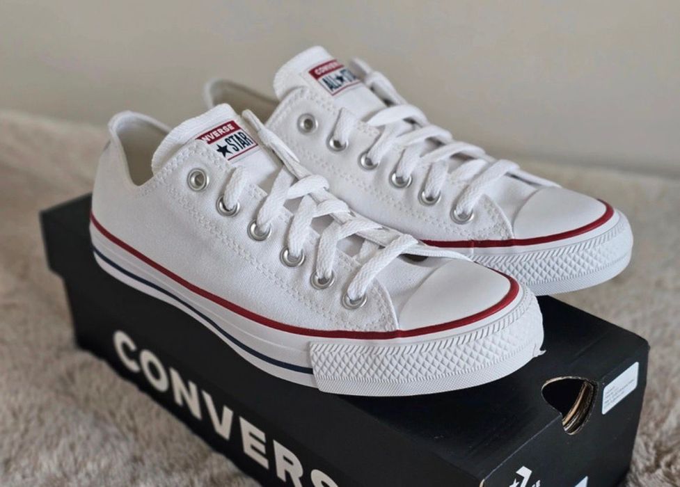 białe trampki damskie CONVERSE ALL STAR nowe 37,5
