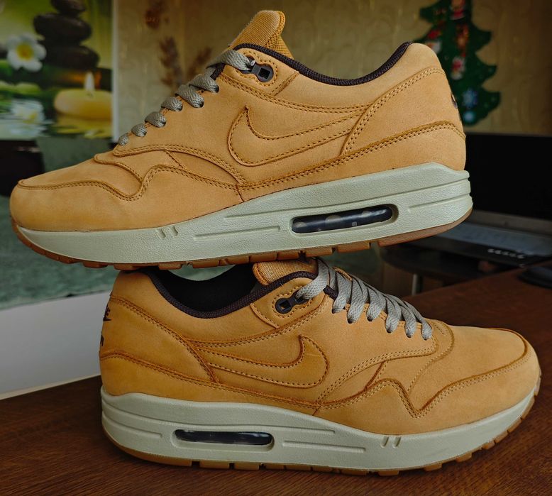 Nike Air Max 1 Leather Premium "Wheat Pack" 44 размер 28 см