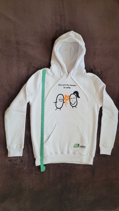 Bluza Tic Tac nowa biała rozmiar S, wersja You are my reason to smile