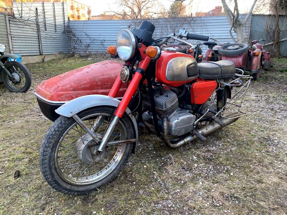 Jawa 350 z wózkiem bocznym zarejestrowana w Polsce / jawa velorex