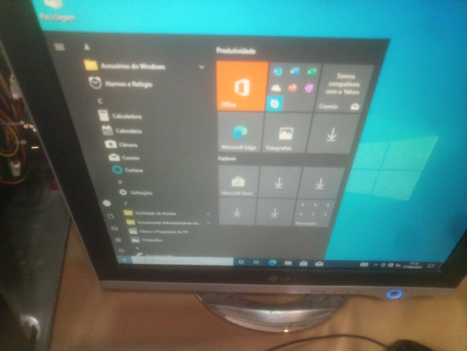 computador hp compaq a funcionar muito bem, 3 g de ram.