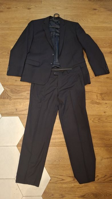 Garnitur męski granatowy na wzrost 180cm L/XL