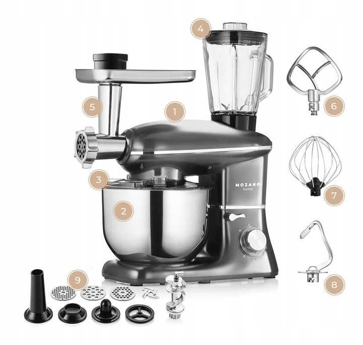 CIASTA WYPIEKY Robot kuchenny planetarny wielofunkcyjny mikser BLENDER
