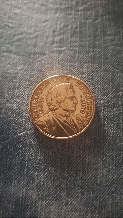Moneta szwedzka Bjornstjerne Bjornson