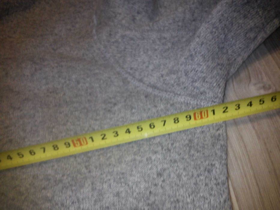 bluza S.Oliver polar swetrowaty szara XL j. nowa szara popielata WARTO