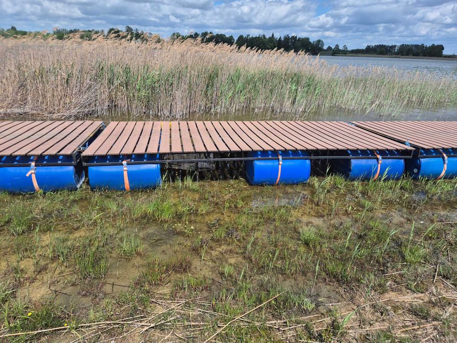 Pomost  pływającu 4 elementy 5m/2,2m plus trap Okazja! Sprzedaż/Zamiana