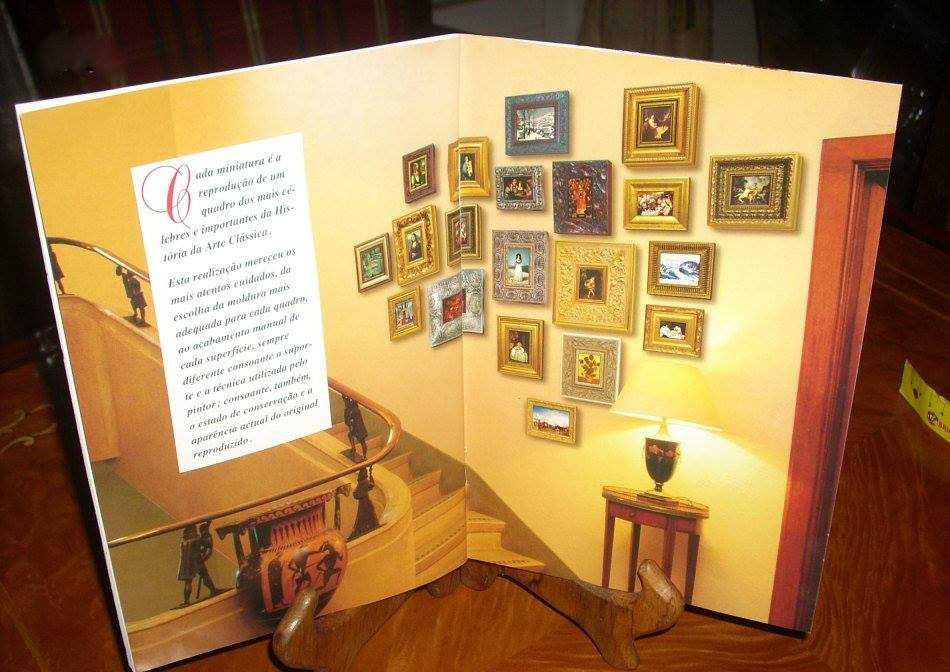 Colecção 20 quadros a óleo de pintores mundiais