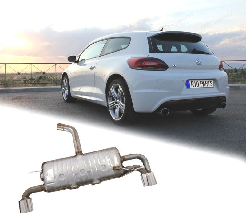 PANELA DE ESCAPE VOLKSWAGEN SCIROCCO 08- LOOK R