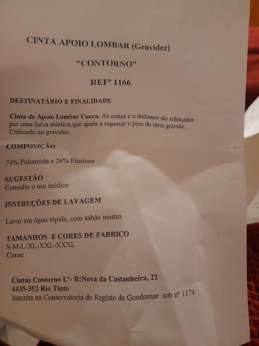 Cinta (cueca gravidez)