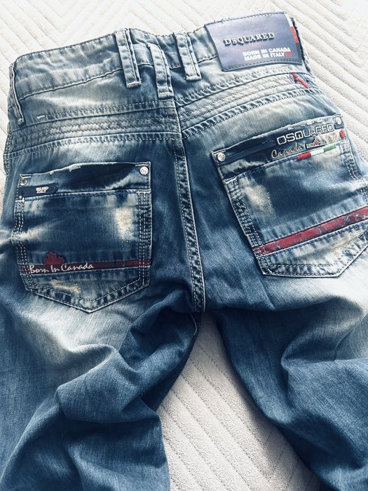 Spodnie meskie jeansowe sygnowane Dsquared2