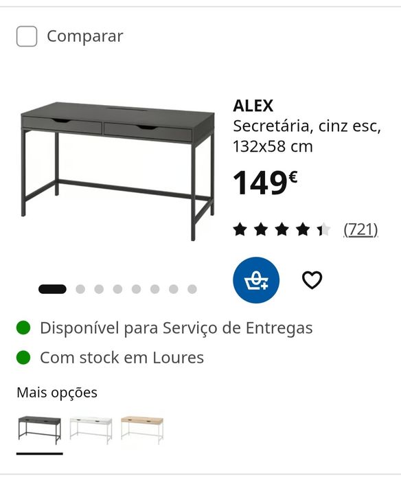 Secretaria ikea em  ótimo estado, pouco uso