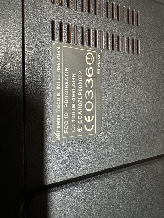 Laptop Acer X 71 S series