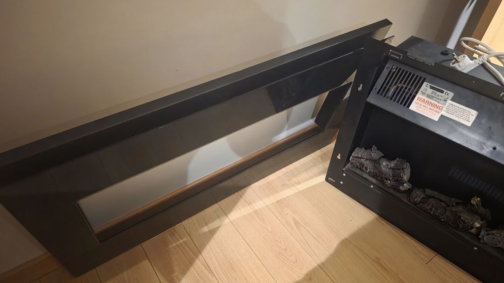 Lareira elétrica de parede/encastrar Flamerite 2000W (100cm) + vidro f