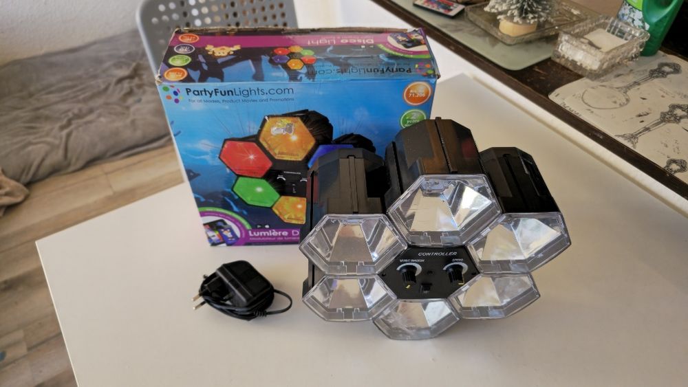 Kolorofon efekt ASTRA-FLASH LED 6 modułów kolorów z potencjometrem