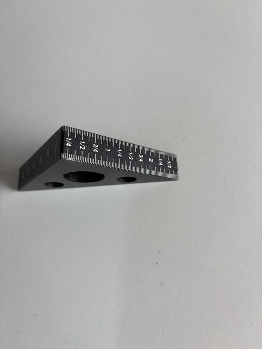 Mini Esquadro Triangular Alumínio 45 90 Graus Marcenaria