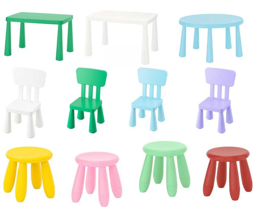 Дитячі меблі MAMMUT ІКЕА, 403.653.71, дитячі столи, дитячі стільці