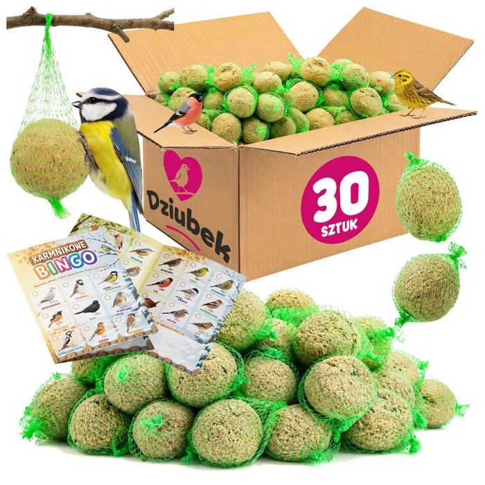 Kule tłuszczowe 30 sztuk karton + bingo