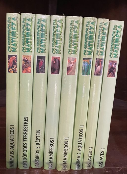 Coleção de 8 livros “Os Segredos da Natureza”