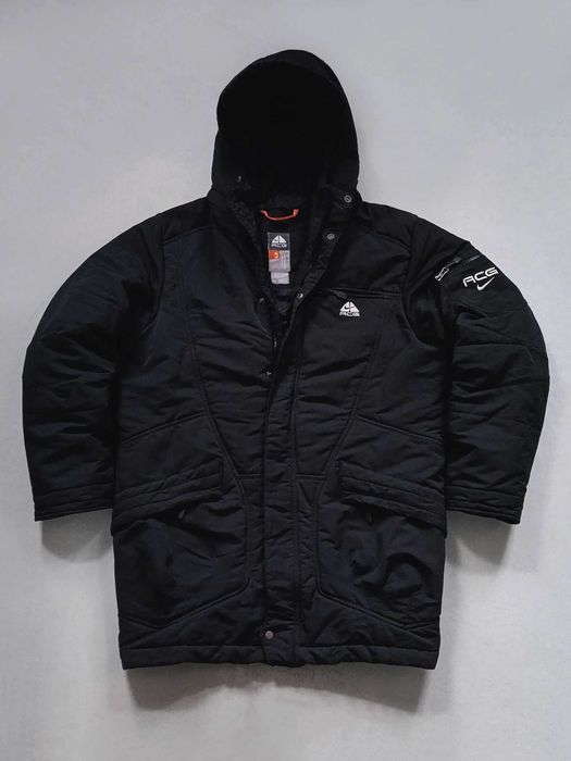 Nike ACG Extreme Winter Couche Jacket Mens Hooded Parka Full Black