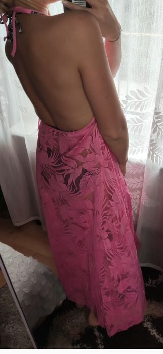 Sukienka pareo koronkowe plisowane George