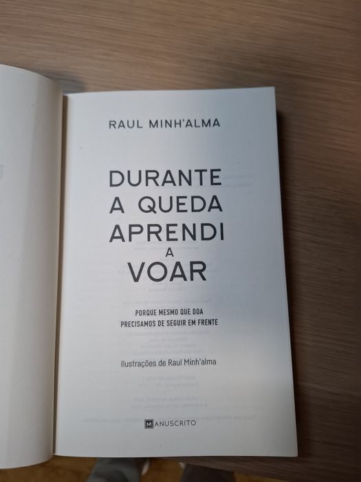 Livro "Durante a queds aprendi a Voar".