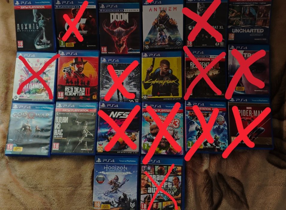 продам игры на плейстейшн 4 цена указана за полный комплект