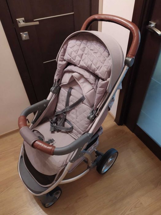 Прогулочная коляска Carrello Vista CRL-8505 Stone Beige Лен + дождевик