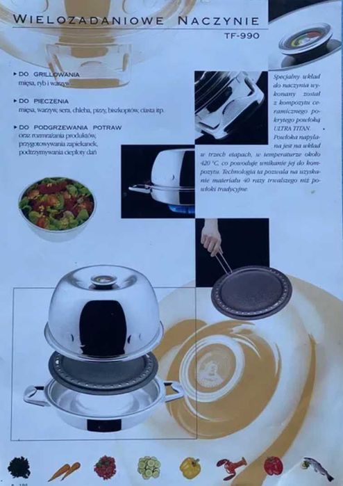 Wok Zepter 6,5 l 30 cm TF-990 – Nowy!