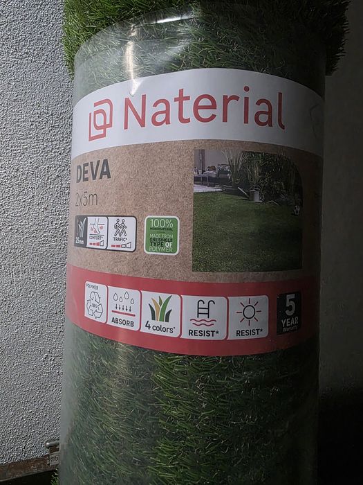 2 Rolos de relva artificial Naterial deva