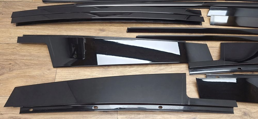 BMW X3 F25 Listwy Ozdobne Shadowline Komplet Piano Black Czarne
