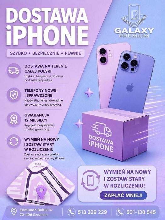 FABRYCZNIE NOWY Smartfon Apple iPhone 17 Pro MAX 256 Gb  Szczecin
