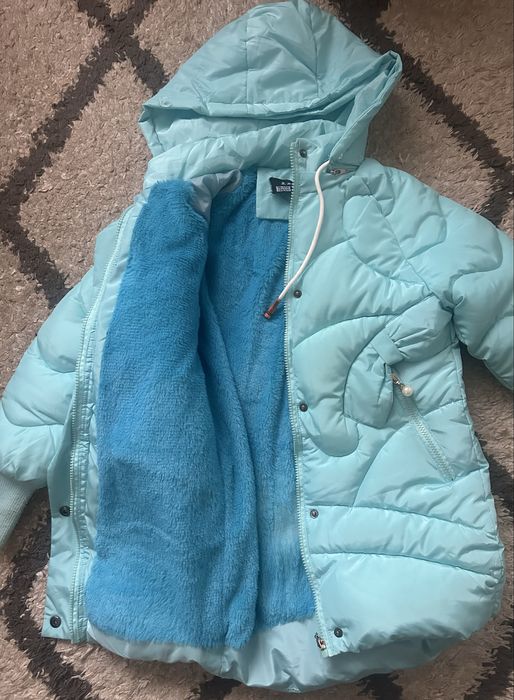 Куртка блакитна дитяча демісезон зима