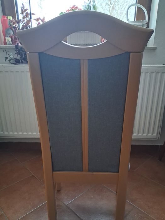 6 krzeseł kolor szary