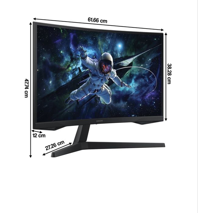 Sprzedam monitor Samsung Odyssey G5 27” + uchwyt do monitora i laptopa z podstawką – komplet
