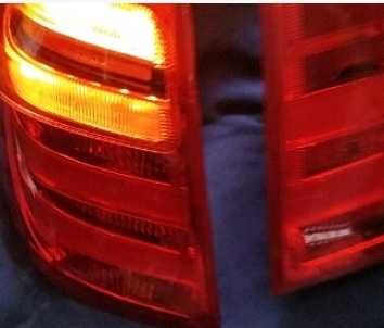 Переделка задних фонарей Mercedes желтые повороты какW166 ML / GLE