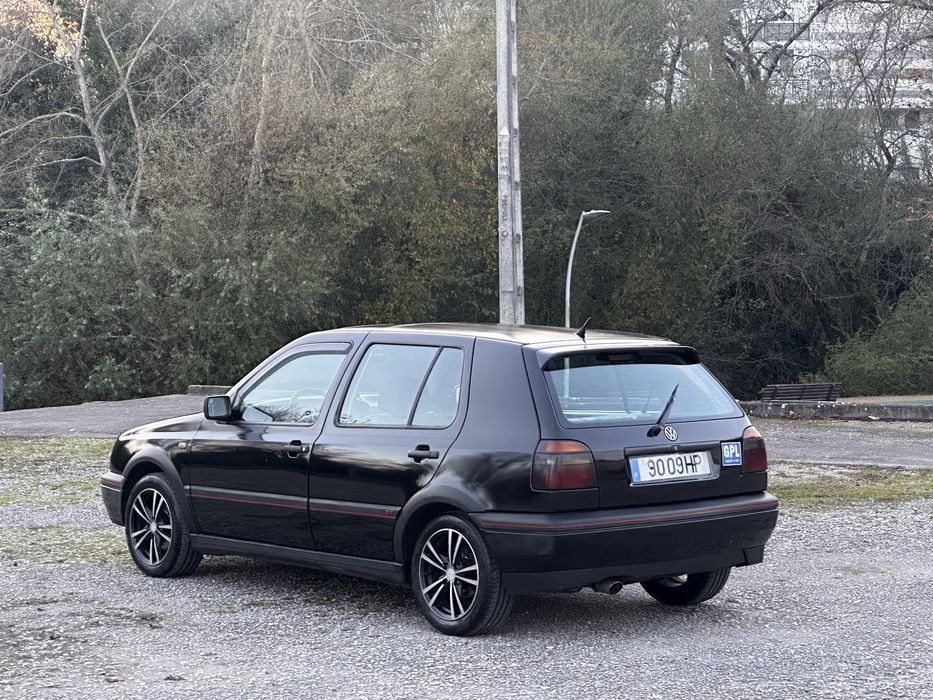 VW Golf III 3 GT, 62.000 km, Versão GT, equipamento premium - GPL